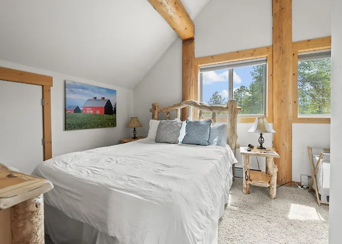 4Bd Log Home In Twin Lakes Amazing Views Pets Ok